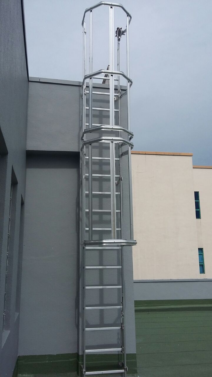 Safety Cage Ladder Product & System | Safety Cage Ladder